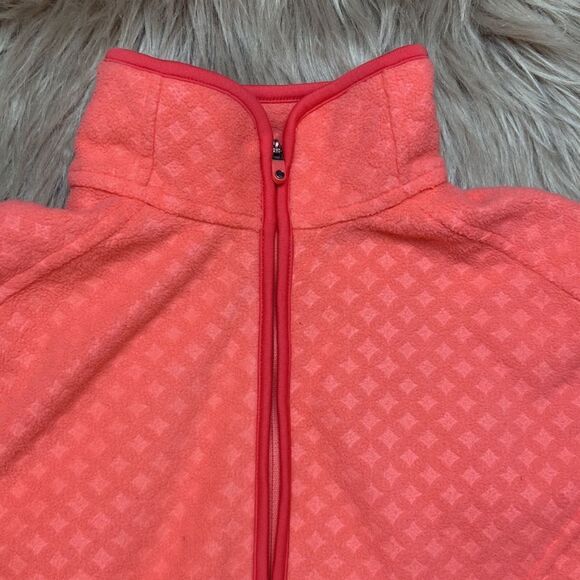 Lands’ End Women’s Coral Fleece Zip Front Pullover Jacket - Picture 5 of 6